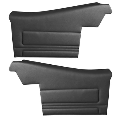 68 GTO/LEMANS CONVERTIBLE REAR PANELS (PRE-ASSEMBLED) - BLACK