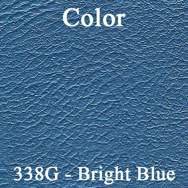 67 FIREBIRD/TRANS AM CONV REAR SEAT UPHOLSTERY - BRIGHT BLUE