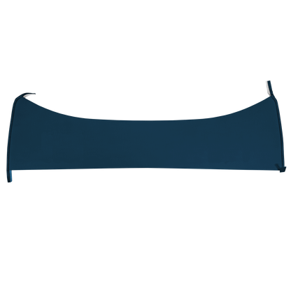 74 DART HARDTOP PACKAGE TRAY W/O SPEAKER CUT-OUTS - BLUE