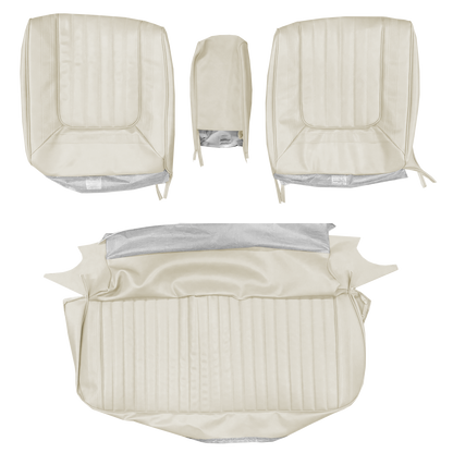 69 SKYLARK/CUSTOM SPLIT SEAT BENCH UPHOLSTERY - PARCHMENT