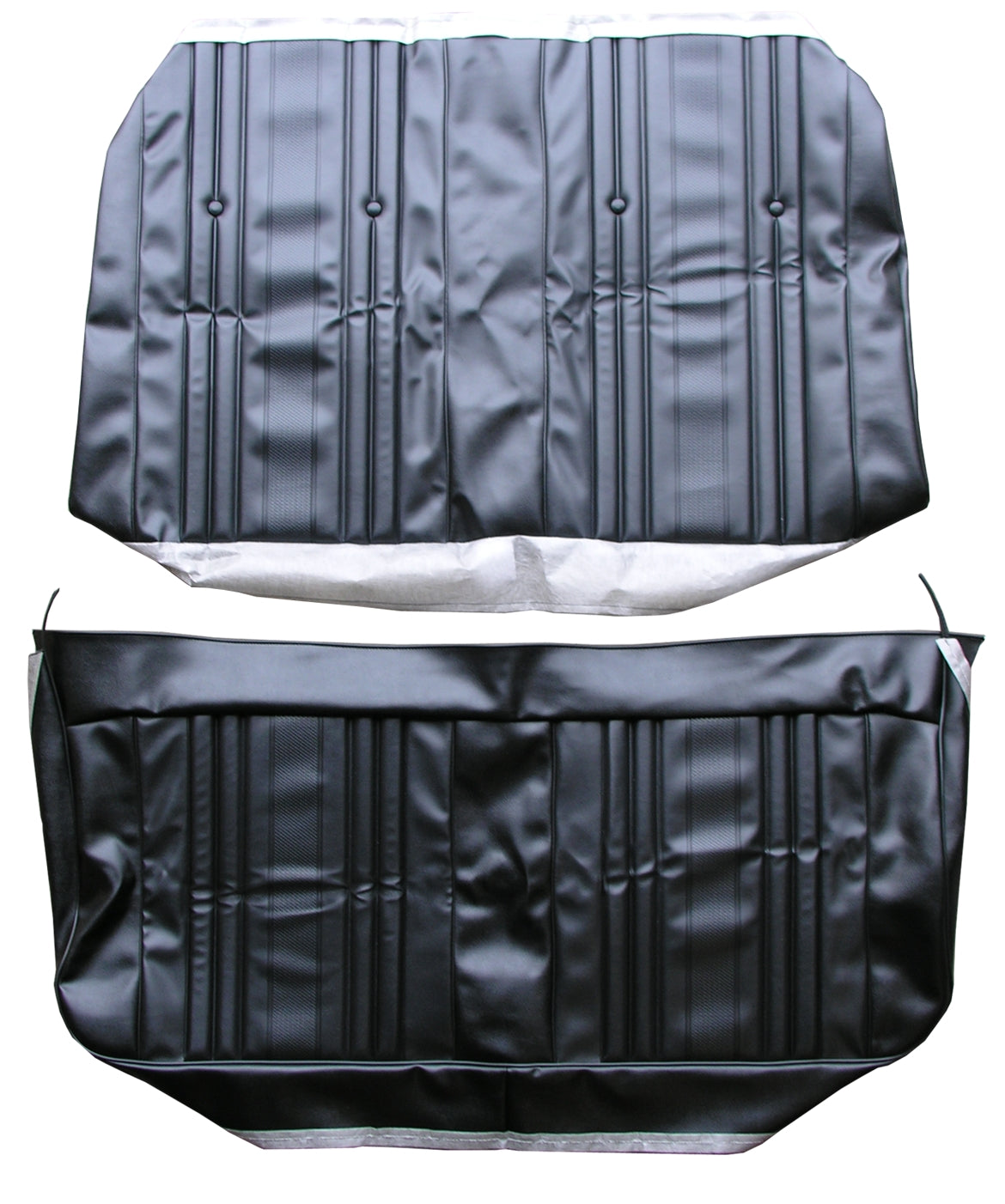 69 CHEVELLE/MALIBU CONVERTIBLE REAR UPHOLSTERY - BLACK