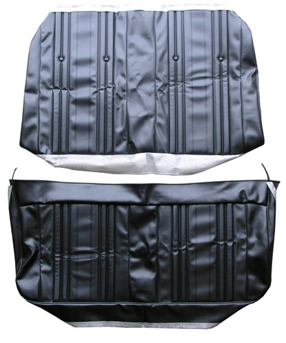 69 CHEVELLE/MALIBU CONVERTIBLE REAR UPHOLSTERY - BLACK