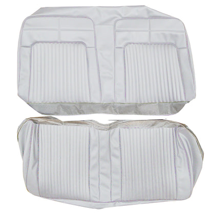 69 CORONET 500/RT CONVERTIBLE REAR UPHOLSTERY - WHITE