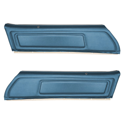 74 FIREBIRD/TRANS AM "DELUXE" UPPER DOOR PANELS (PRE-ASSEMBLED) - BLUE