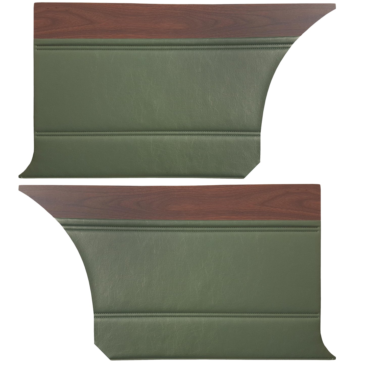70 CHARGER SE HARDTOP REAR PANELS - GREEN