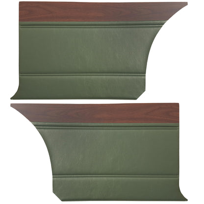 70 CHARGER SE HARDTOP REAR PANELS - GREEN