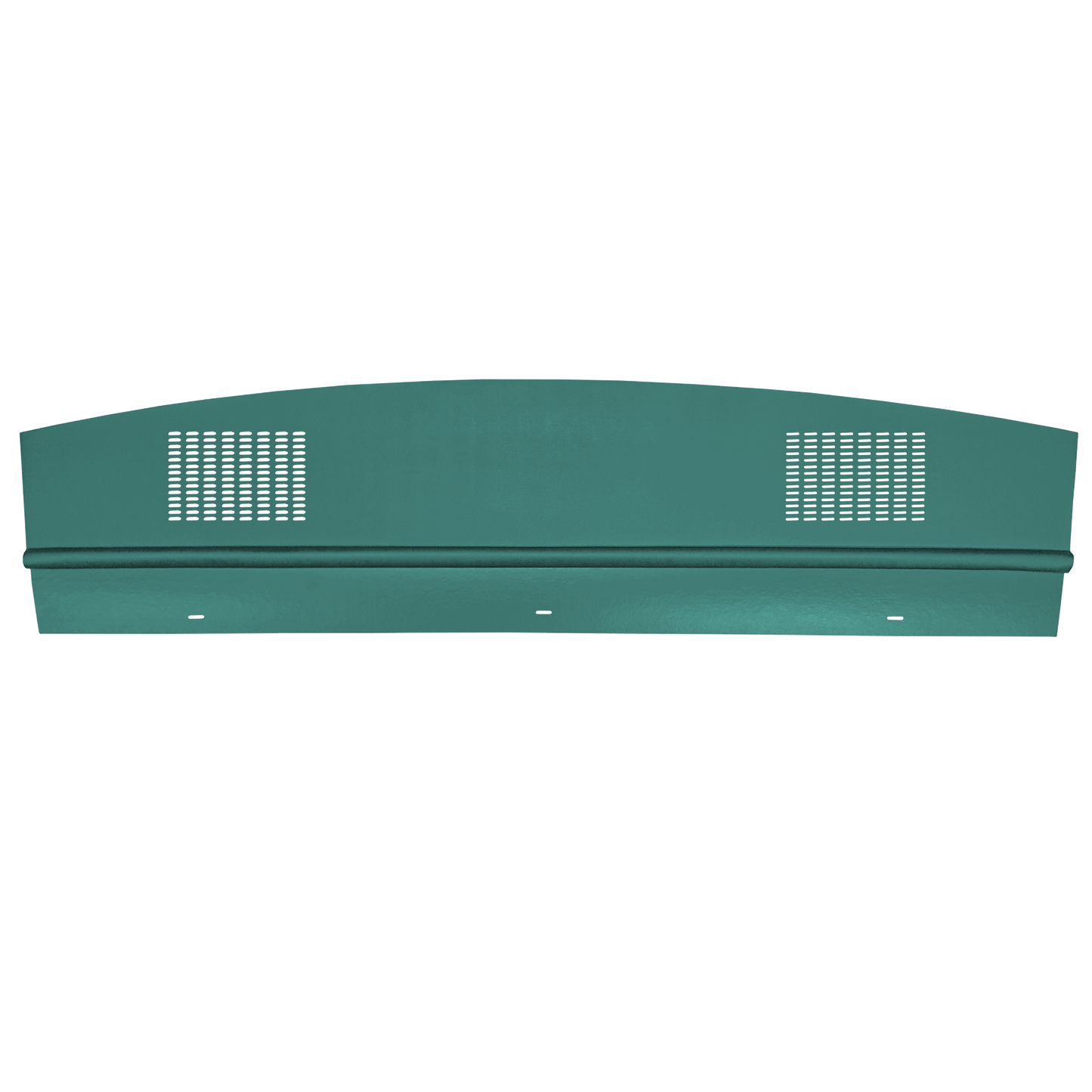 63 DODGE/PLYMOUTH B-BODY HARDTOP PACKAGE TRAY WITH SPEAKER CUT-OUTS - TURQUOISE