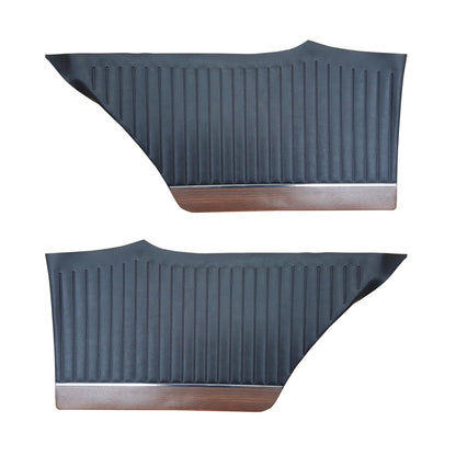 71 CHARGER RT/500/SUPERBEE HARDTOP UPPER REAR PANELS - BLACK