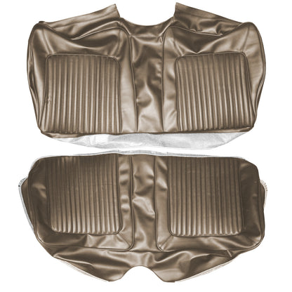 67 BARRACUDA FASTBACK REAR UPHOLSTERY - SRM LIGHT GOLD