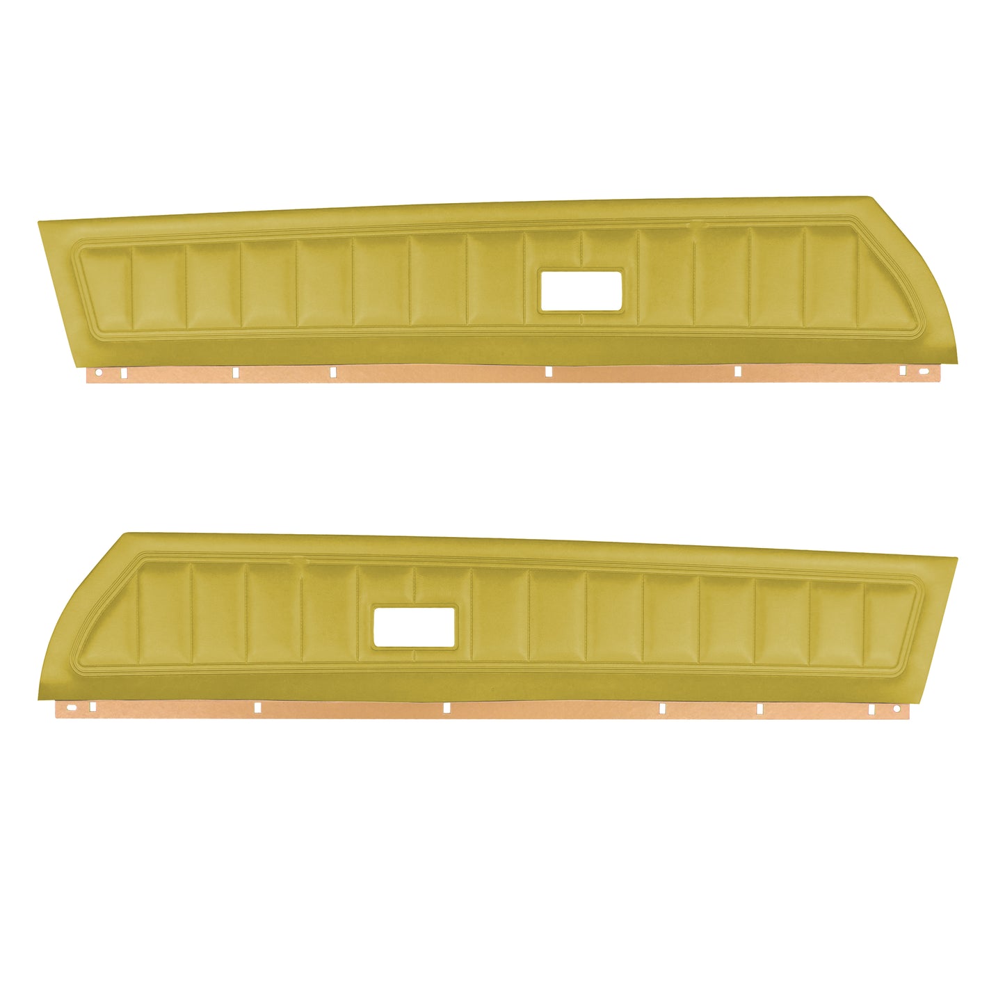 73 CAMARO "STANDARD" UPPER DOOR PANELS - SRM CHAMOIS