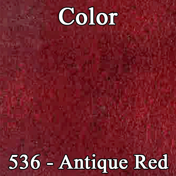 68 CHRYSLER 300/NEWPORT HARDTOP REAR UPHOLSTERY - SRM ANTIQUE RED/RED