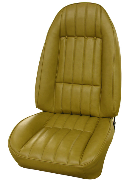 74 CAMARO "STANDARD" BUCKET SEAT UPHOLSTERY - SADDLE