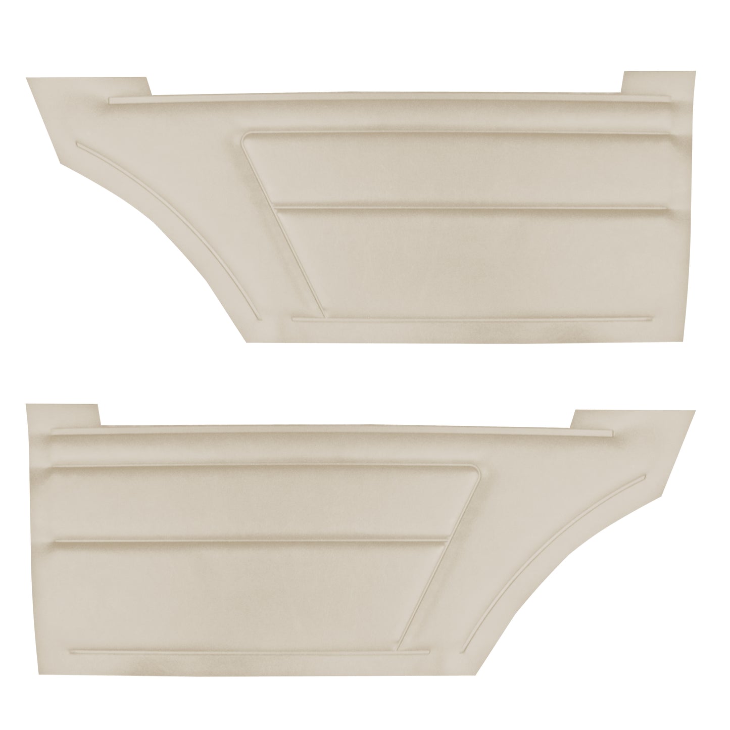 67 FIREBIRD "DELUXE" HARDTOP REAR PANELS - PARCHMENT