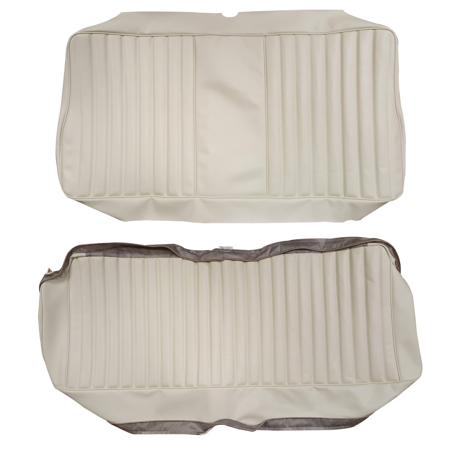 73 DART SPORT/DUSTER FOLD-DOWN REAR UPHOLSTERY - WHITE