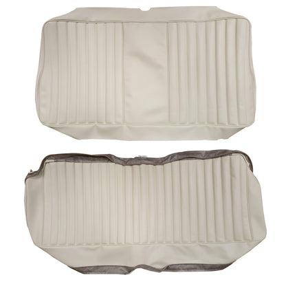 73 DART SPORT/DUSTER FOLD-DOWN REAR UPHOLSTERY - WHITE