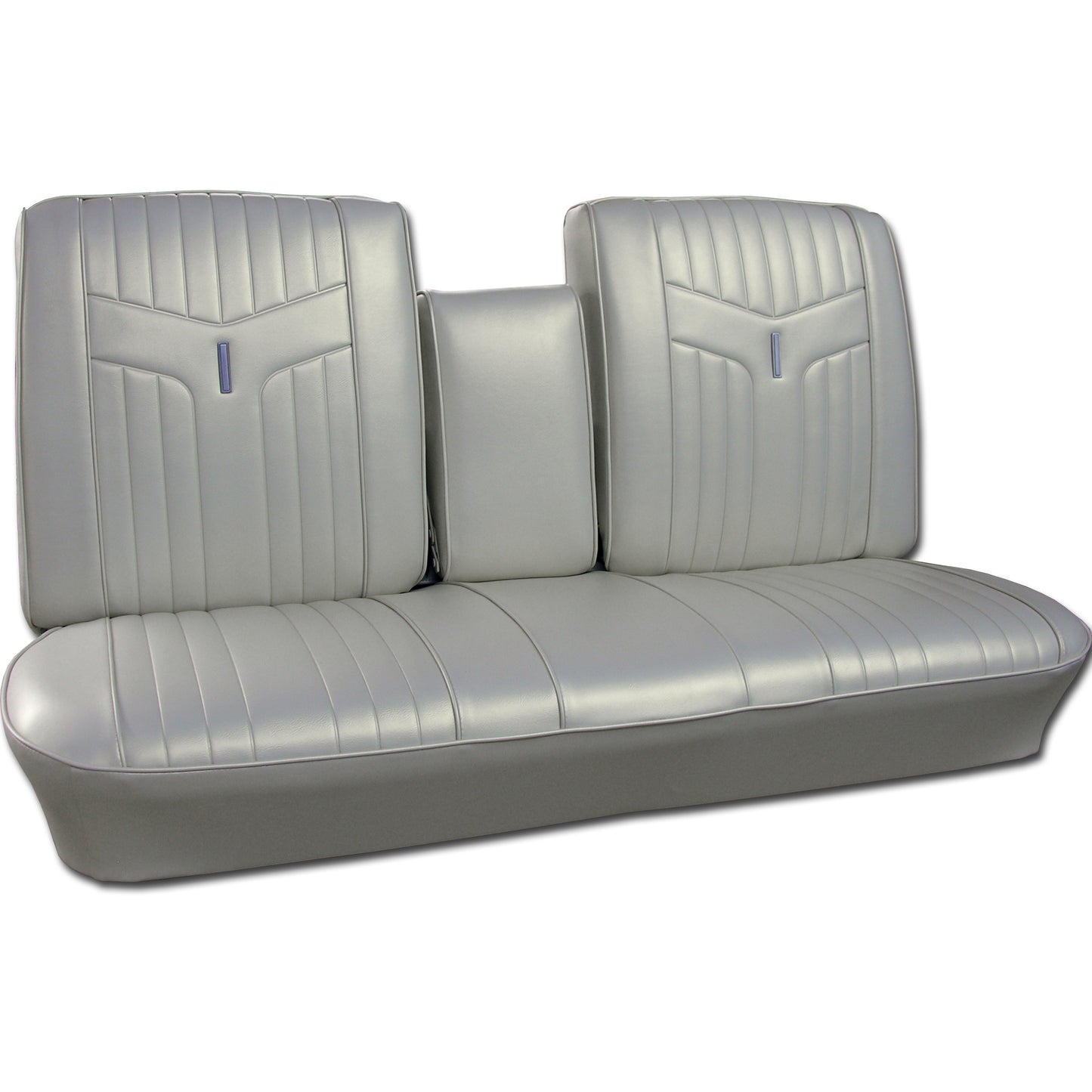 69 GTO/LEMANS SPLIT BENCH W/ C.A.R. UPHOLSTERY - PARCHMENT