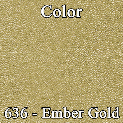 68 BARRACUDA "DELUXE" HARDTOP REAR PANELS - EMBER GOLD