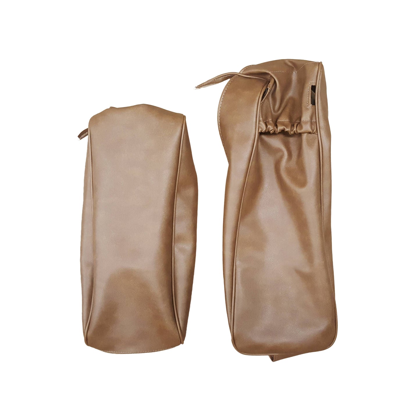 70 DODGE/PLYMOUTH B-BODY CENTER ARMREST COVER W/ MAP POCKET - BROWN
