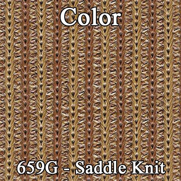 74 CAMARO "DELUXE" BUCKET SEAT UPHOLSTERY - SRM SADDLE KNIT/SADDLE