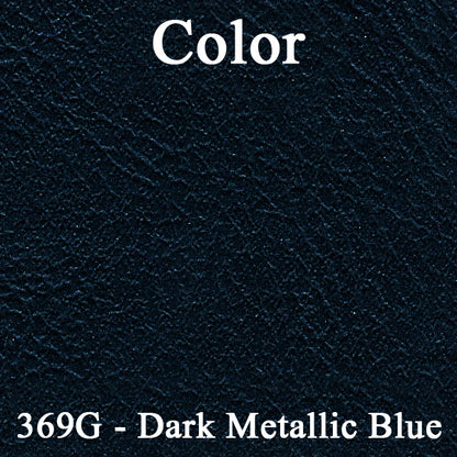 69 GTO/LEMANS BUCKET SEAT UPHOLSTERY - BLUE