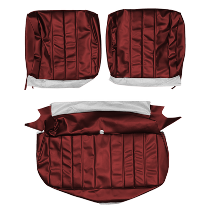 66 CHEVELLE/MALIBU/EL CAMINO SPLIT BENCH UPHOLSTERY - RED