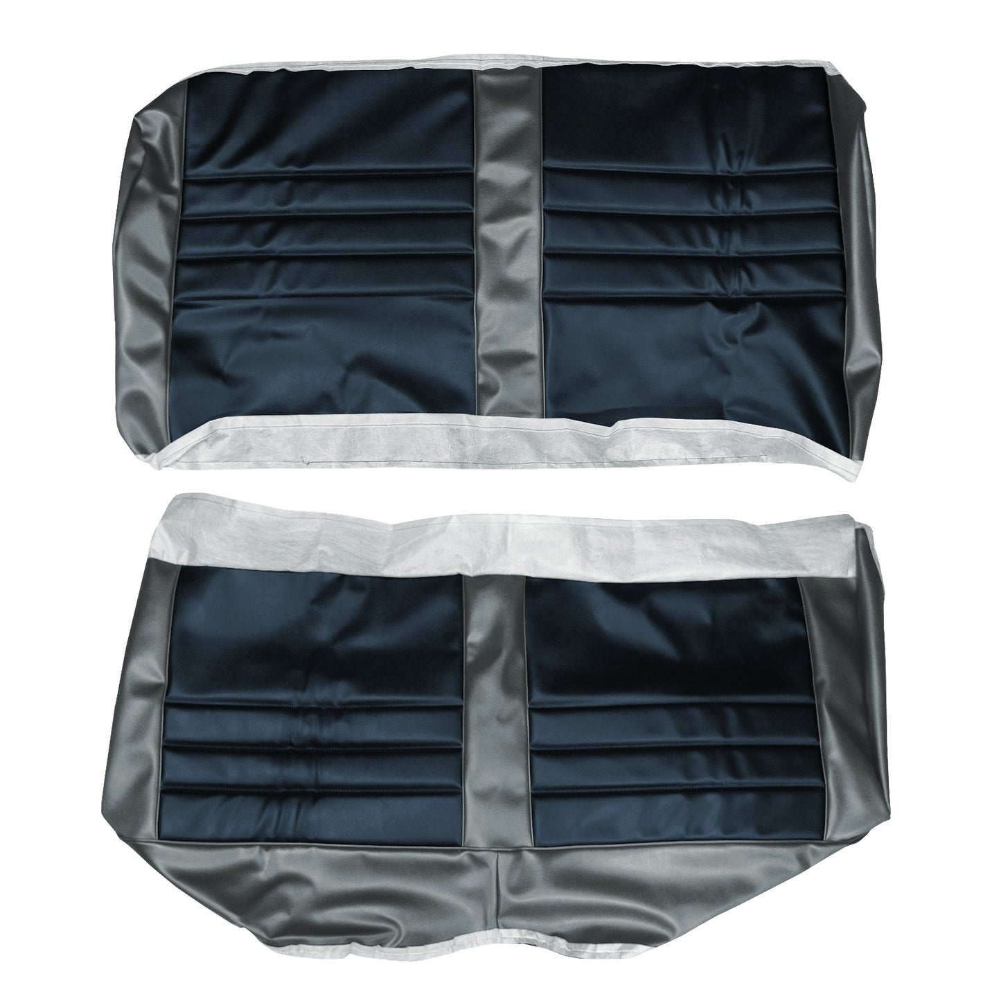 65 CHEVELLE/MALIBU HARDTOP REAR UPHOLSTERY - SRM CHARCOAL BLUE /SRM SLATE
