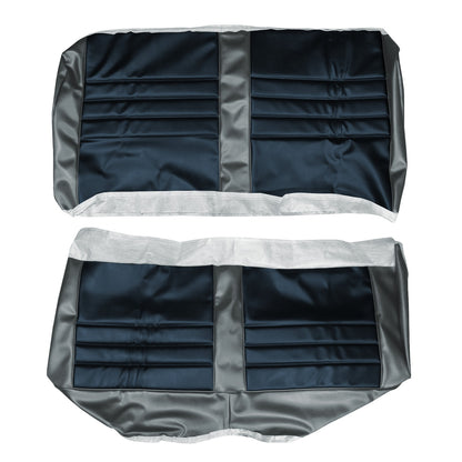 65 CHEVELLE/MALIBU HARDTOP REAR UPHOLSTERY - SRM CHARCOAL BLUE /SRM SLATE