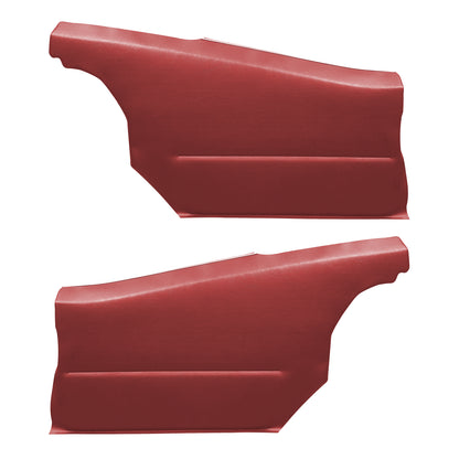 69 CAMARO "DELUXE" HARDTOP REAR PANELS W/ FOLD-DOWN SEAT (PRE-ASSEMBLED) - RED