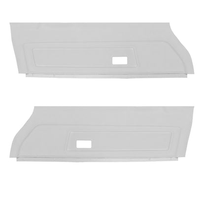 75-76 FIREBIRD/TRANS AM "DELUXE" UPPER DOOR PANELS (UNASSEMBLED) - WHITE