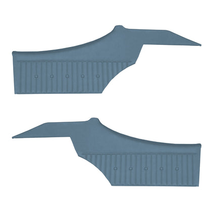 69 CUTLASS SUPREME HOLIDAY COUPE REAR PANELS (PRE-ASSEMBLED) - BLUE