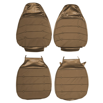 71 CHARGER SE BUCKET SEAT LEATHER UPHOLSTERY - BROWN
