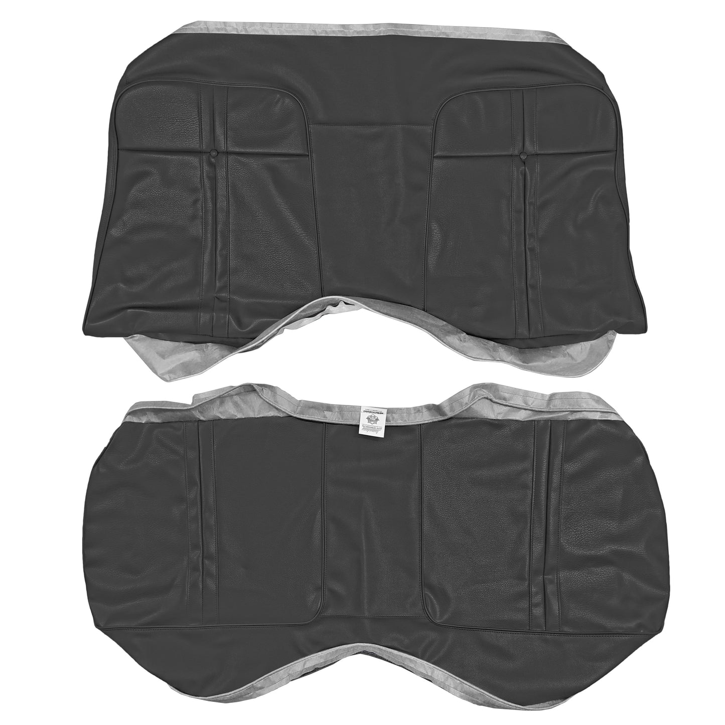71 BARRACUDA/ CHALLENGER REAR UPHOLSTERY - BLACK
