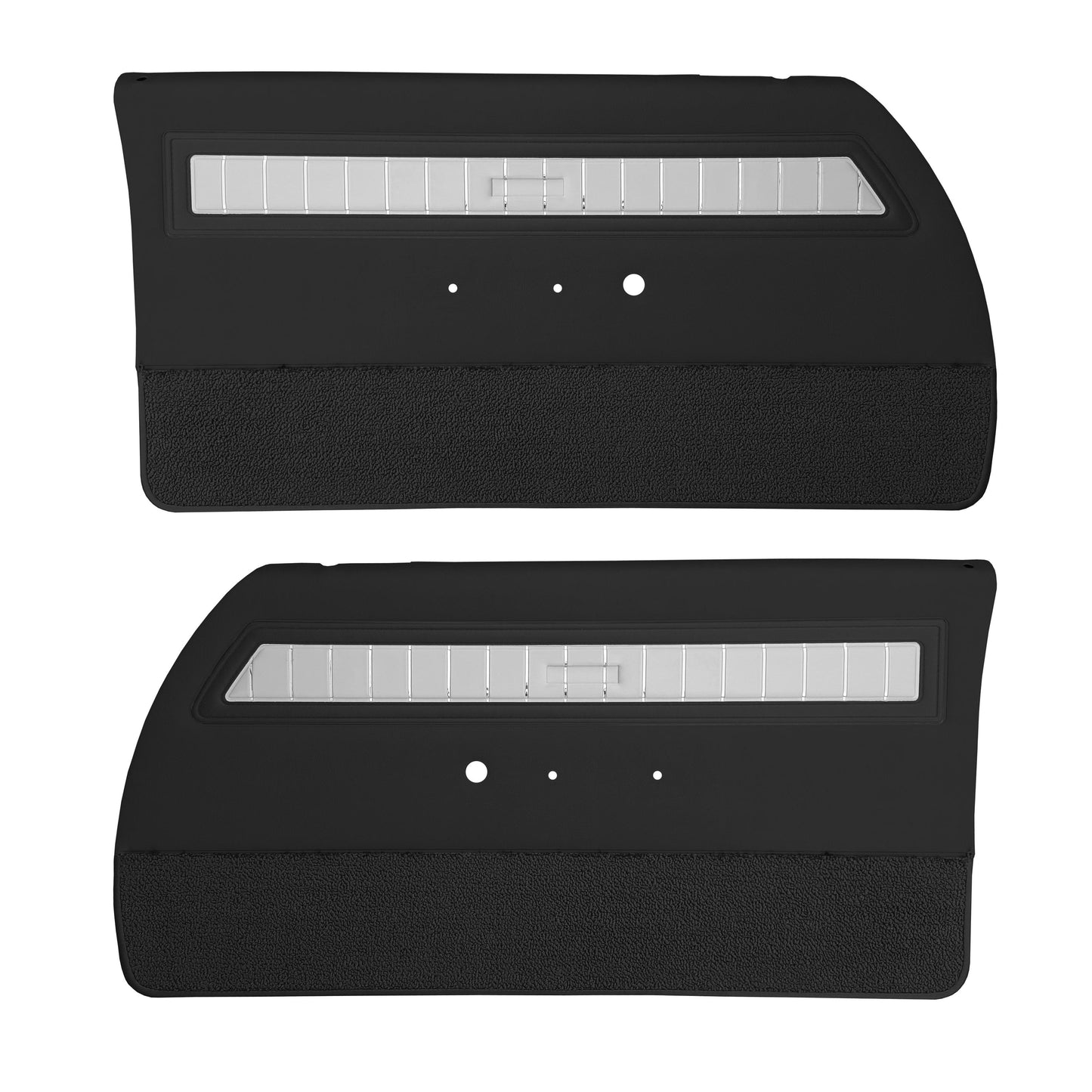 65 CORONET 500 FRONT DOOR PANELS (PRE-ASSEMBLED) - BLACK