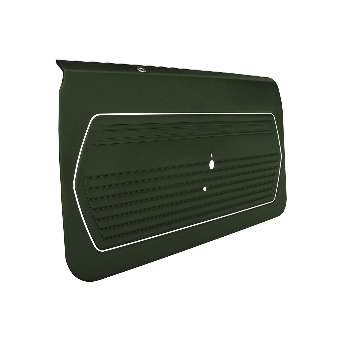 69 CAMARO "STANDARD" FRONT DOOR PANELS (PRE-ASSEMBLED) - DARK GREEN