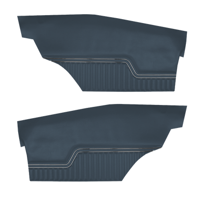 71-72 CHEVELLE/MALIBU HARDTOP REAR PANELS (UNASSEMBLED) - BLUE
