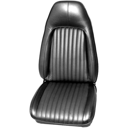 72 BARRACUDA/CHALLENGER BUCKET SEAT UPHOLSTERY - BLACK