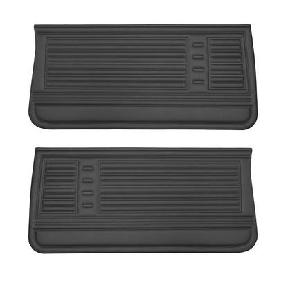 67 CHEVELLE/MALIBU FRONT DOOR PANELS - BLACK