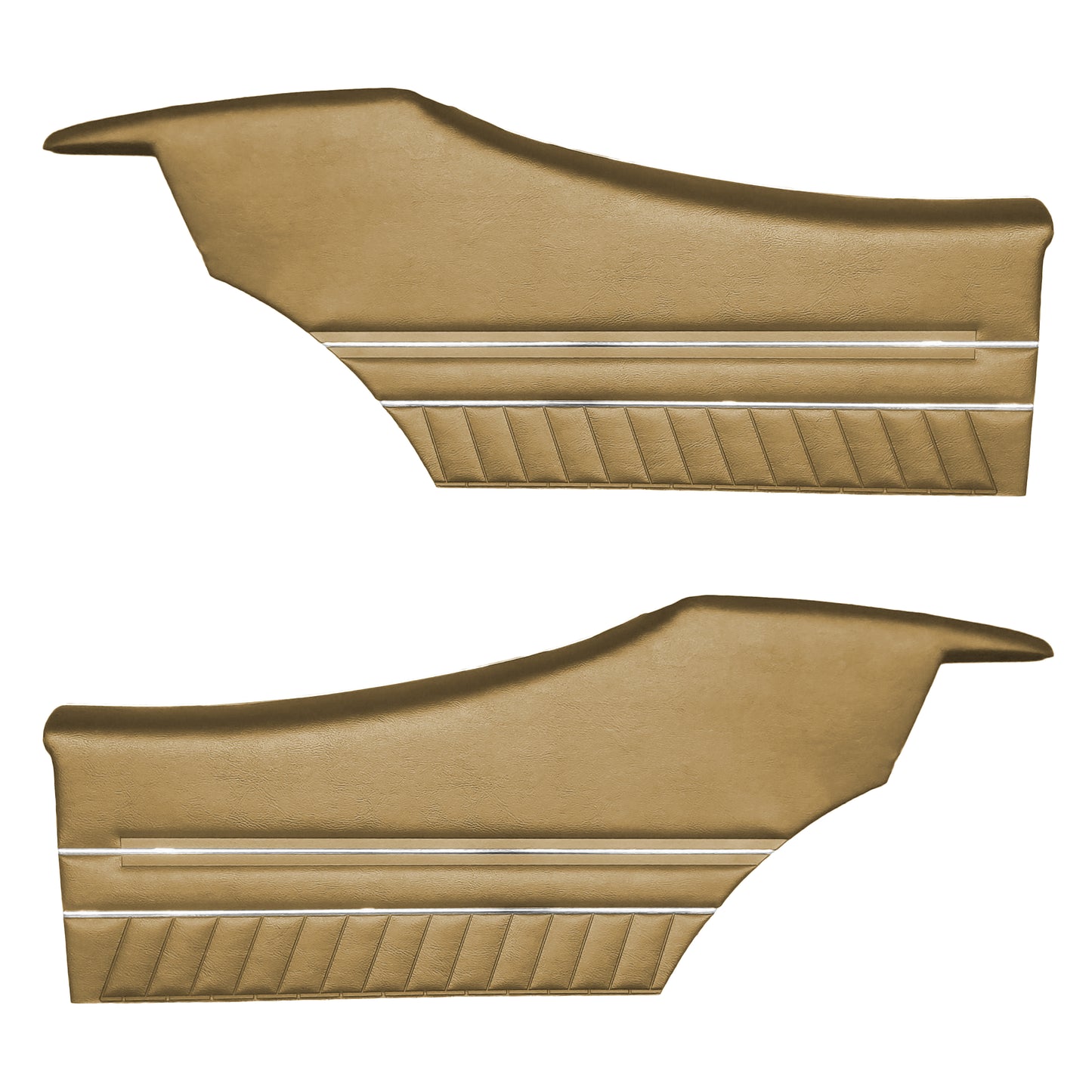70 GTO/LEMANS SPORT HARDTOP REAR PANELS (PRE-ASSEMBLED) - SADDLE