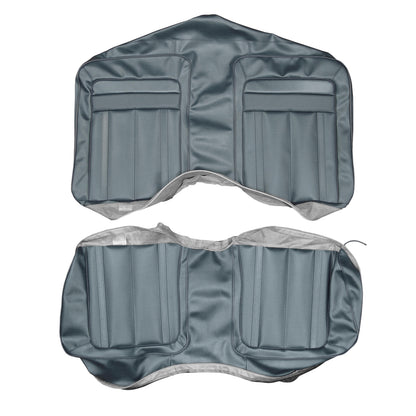 70 BARRACUDA GRAN COUPE CONV. REAR UPHOLSTERY - CHARCOAL