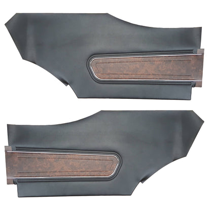 70 CUTLASS SUPREME HOLIDAY COUPE REAR PANELS (UNASSEMBLED) - BLACK