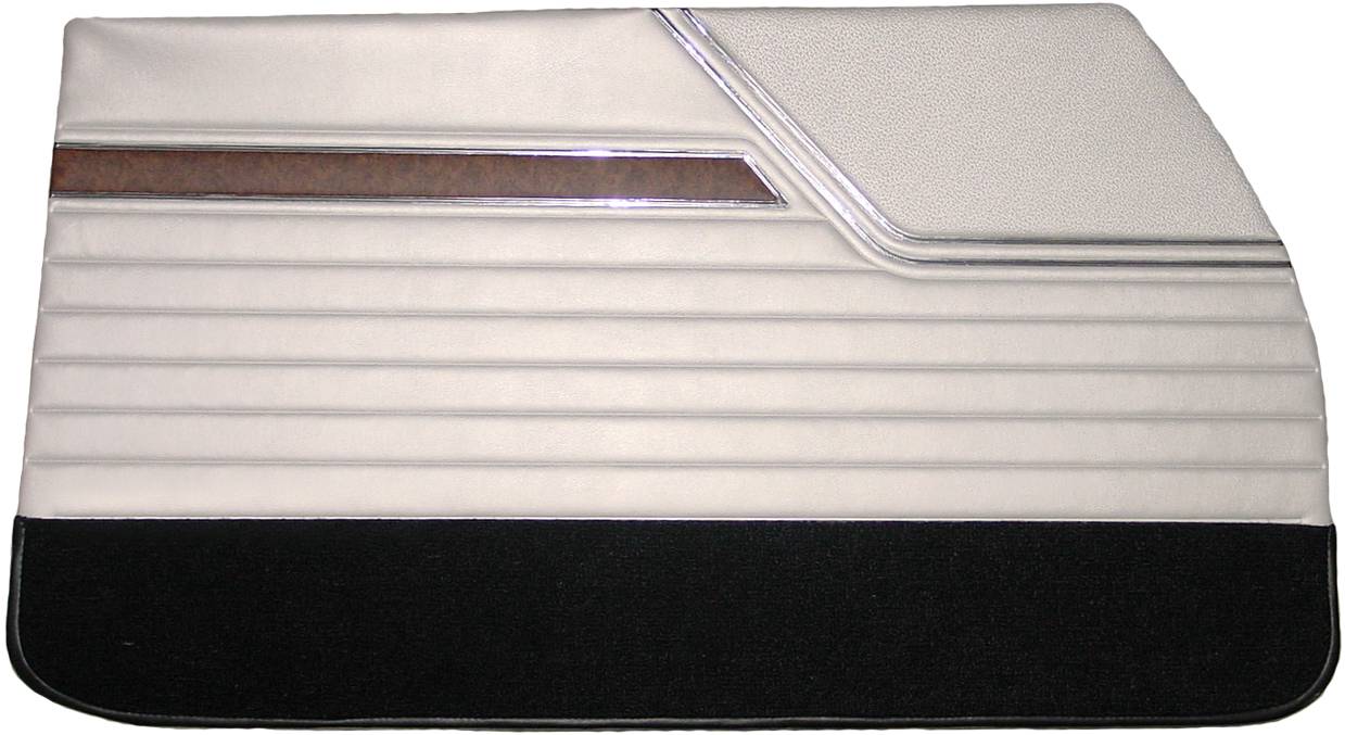70 CUTLASS 'S'/442 HOLIDAY COUPE FRONT DOOR PANELS (UNASSEMBLED) - PEARL WHITE