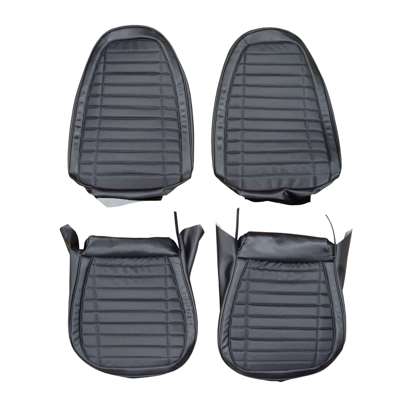 71 FIREBIRD/TRANS AM "DELUXE" BUCKET SEAT UPHOLSTERY - BLACK