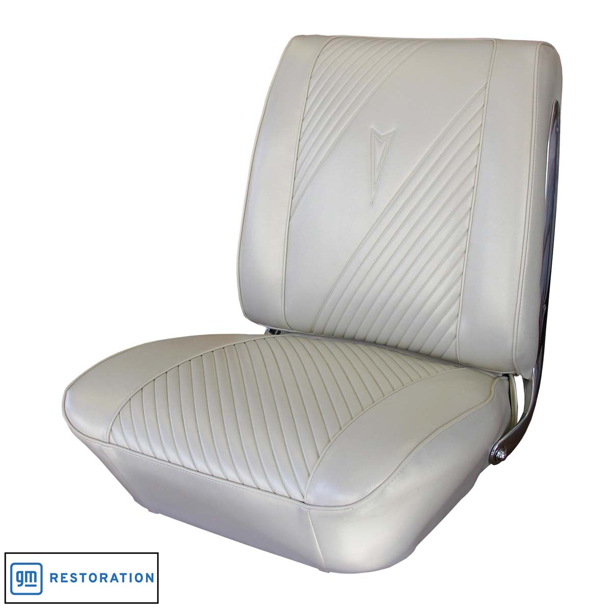 65 GTO/LEMANS BUCKET SEAT UPHOLSTERY - PARCHMENT