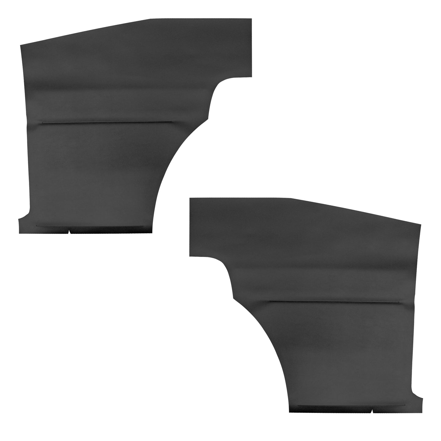 67 CAMARO "DELUXE" HARDTOP REAR PANELS - BLACK