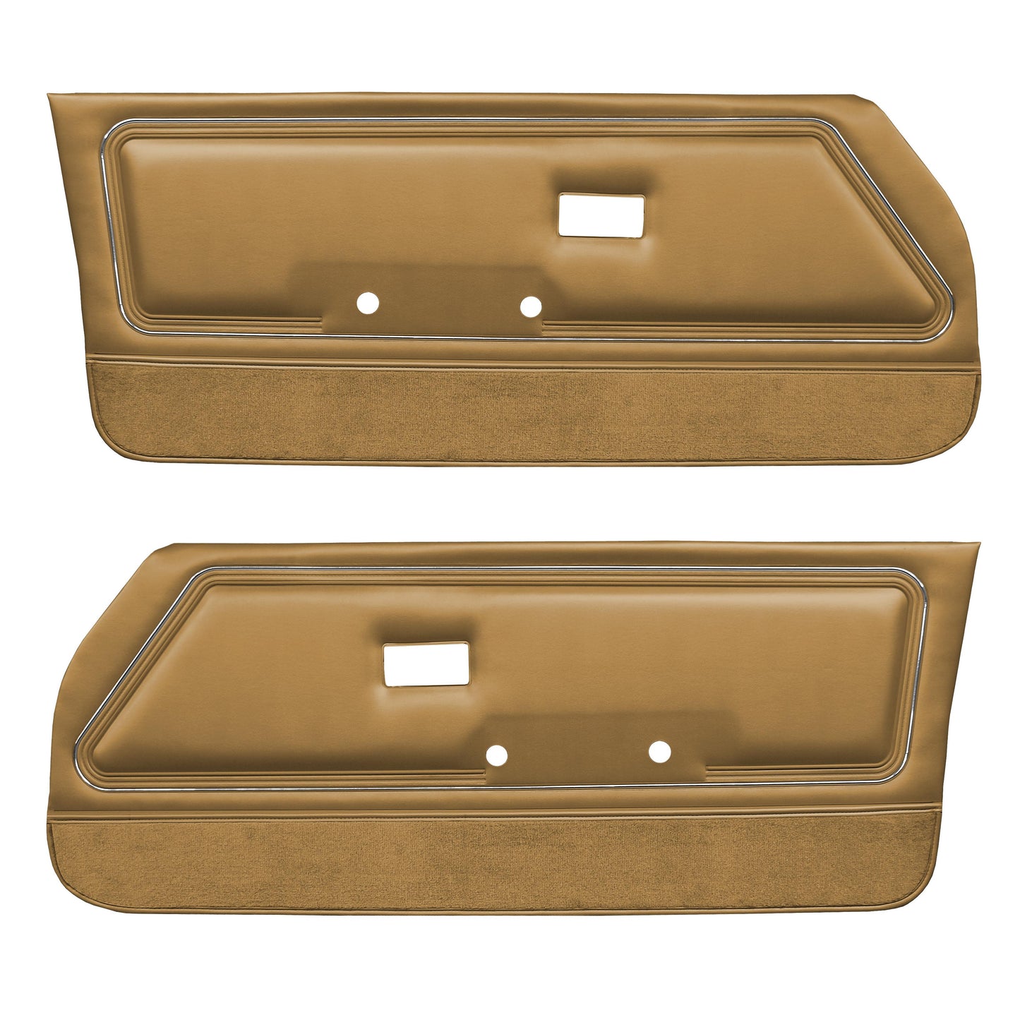 78-80 FIREBIRD/TRANS AM "DELUXE" DOOR PANELS (UNASSEMBLED) - CAMEL TAN