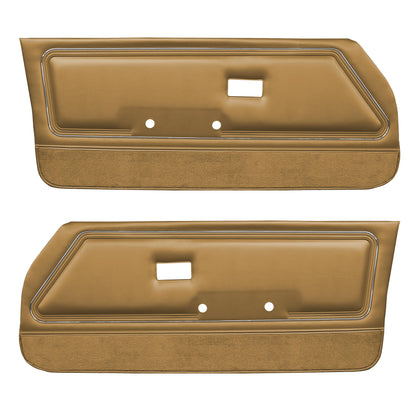 78-80 FIREBIRD/TRANS AM "DELUXE" DOOR PANELS (UNASSEMBLED) - CAMEL TAN
