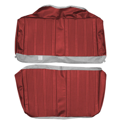 67 GTO/LEMANS CONVERTIBLE REAR UPHOLSTERY - RED