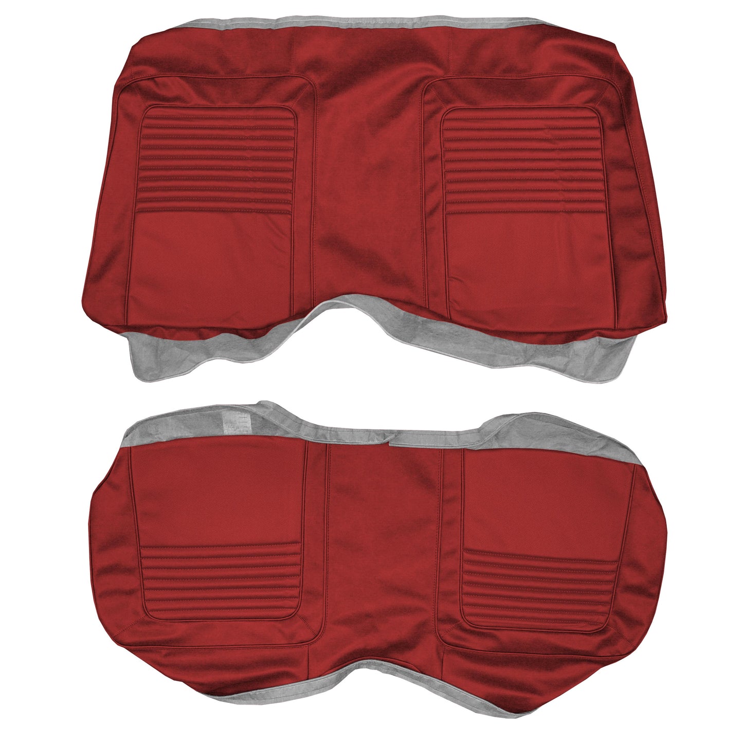 70 BARRACUDA/'CUDA HARDTOP REAR UPHOLSTERY - RED