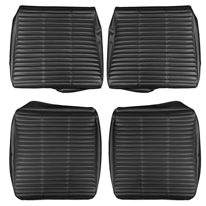 66 CHARGER FASTBACK REAR BUCKET UPH - BLACK
