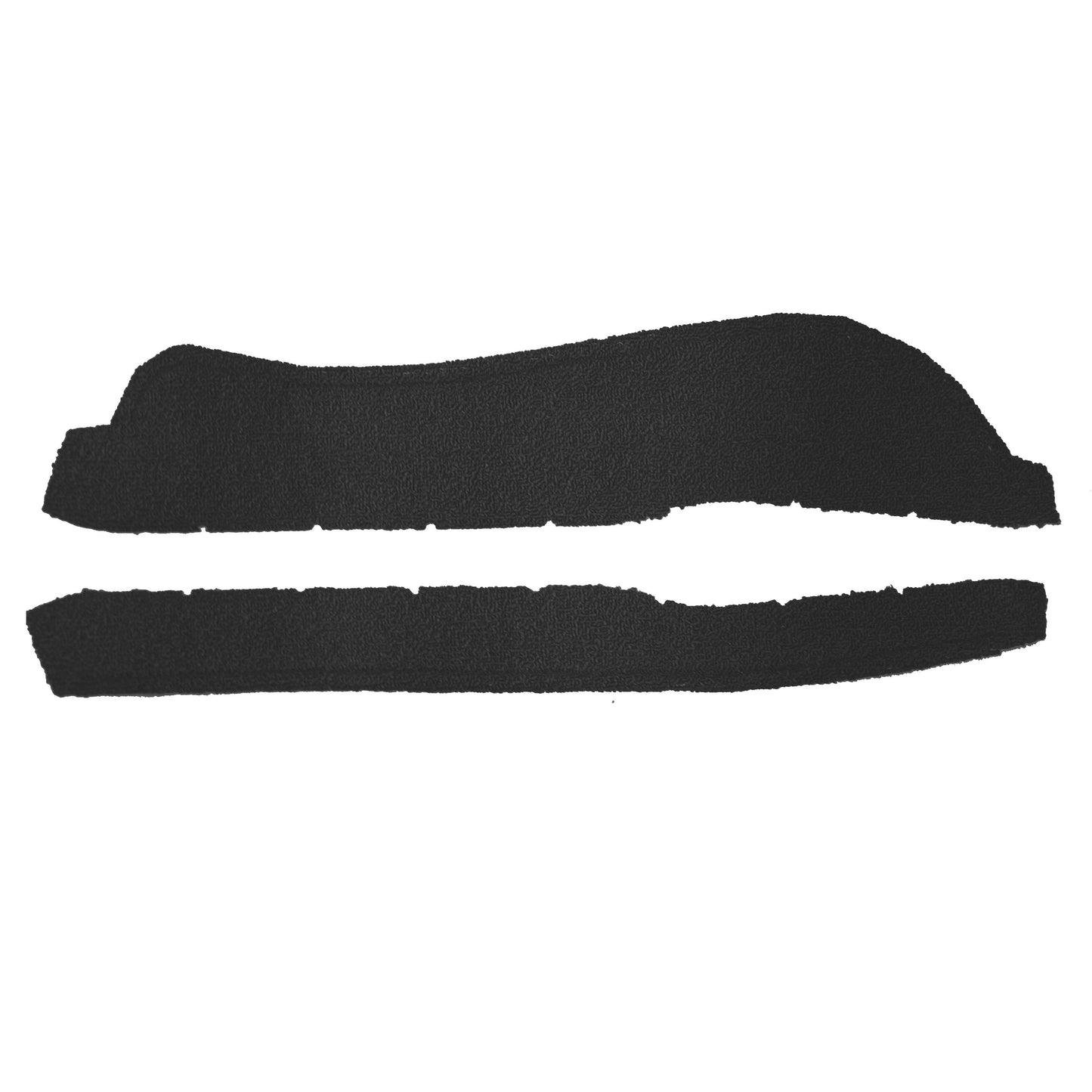 66-76 DODGE/PLYMOUTH A-BODY (AUTOMATIC) CONSOLE CARPET - BLACK (CUT-PILE)